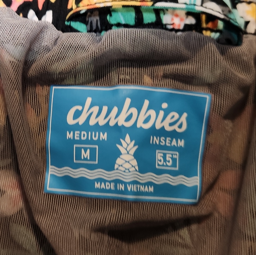 Floral Chubbiesl Patterned Shorts with Drawstring - Picture 2 of 3